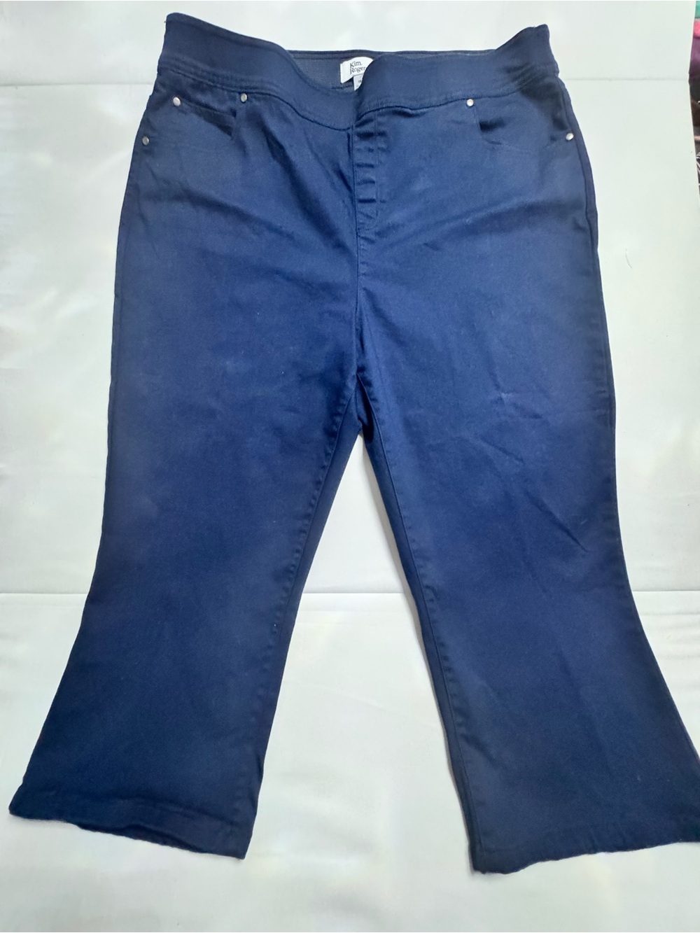 Kim Rogers Men's Dark Navy Stretch Jogger Pants